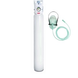 KIT tub oxigen medical 10litri cu regulator MediVital GCE+masca oxigenoterapie